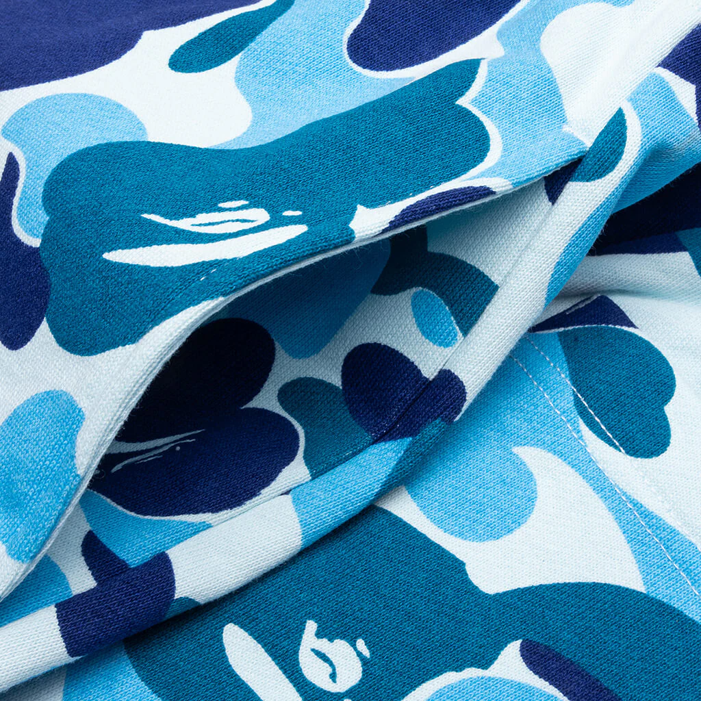 ABC Camo Shark Sweat Shorts - Blue - Image 3