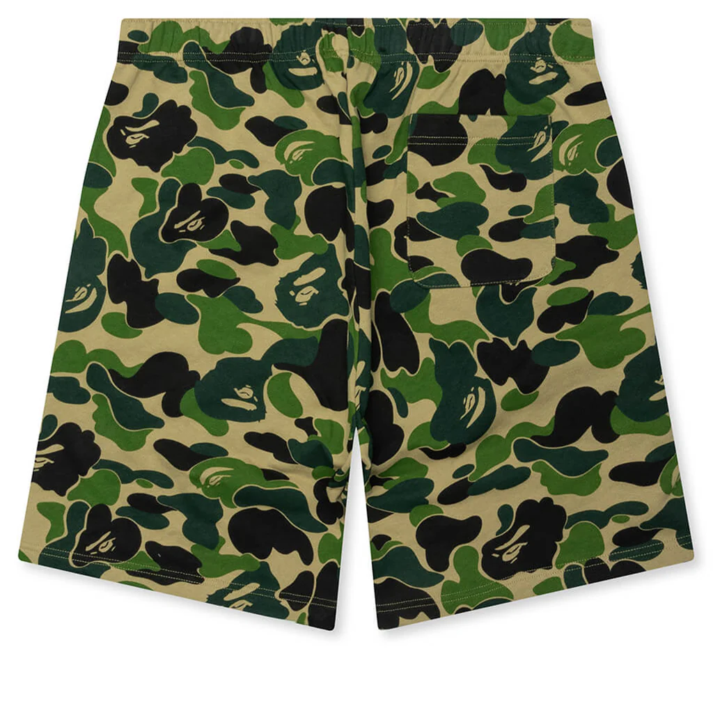 ABC Camo Shark Sweat Shorts - Green - Image 2