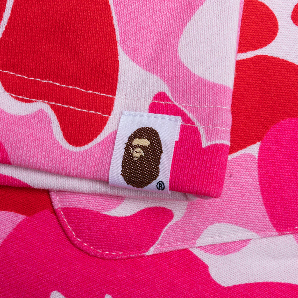ABC Camo Shark Sweat Shorts - Pink - Image 5