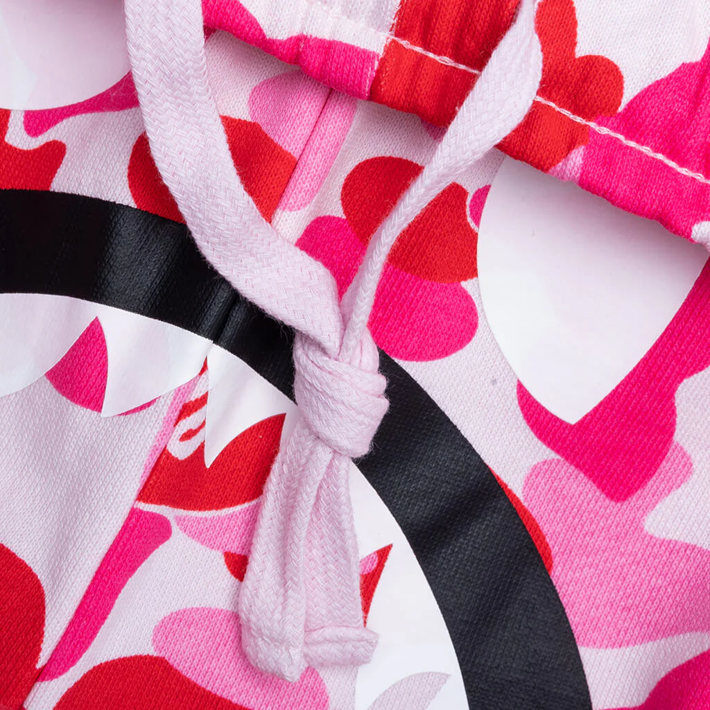 ABC Camo Shark Sweat Shorts - Pink - Image 6