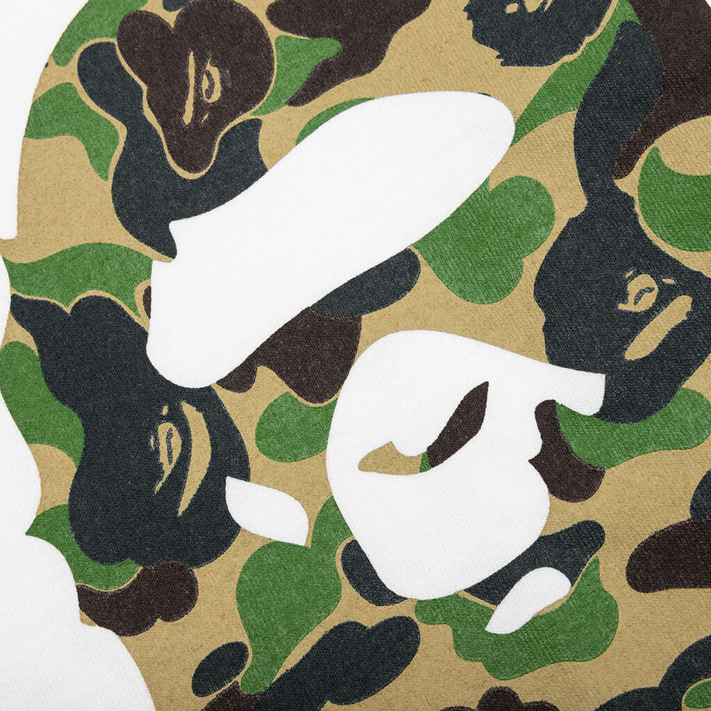 Kids Abc Camo Side Big Ape Head Tee  - White - Image 3