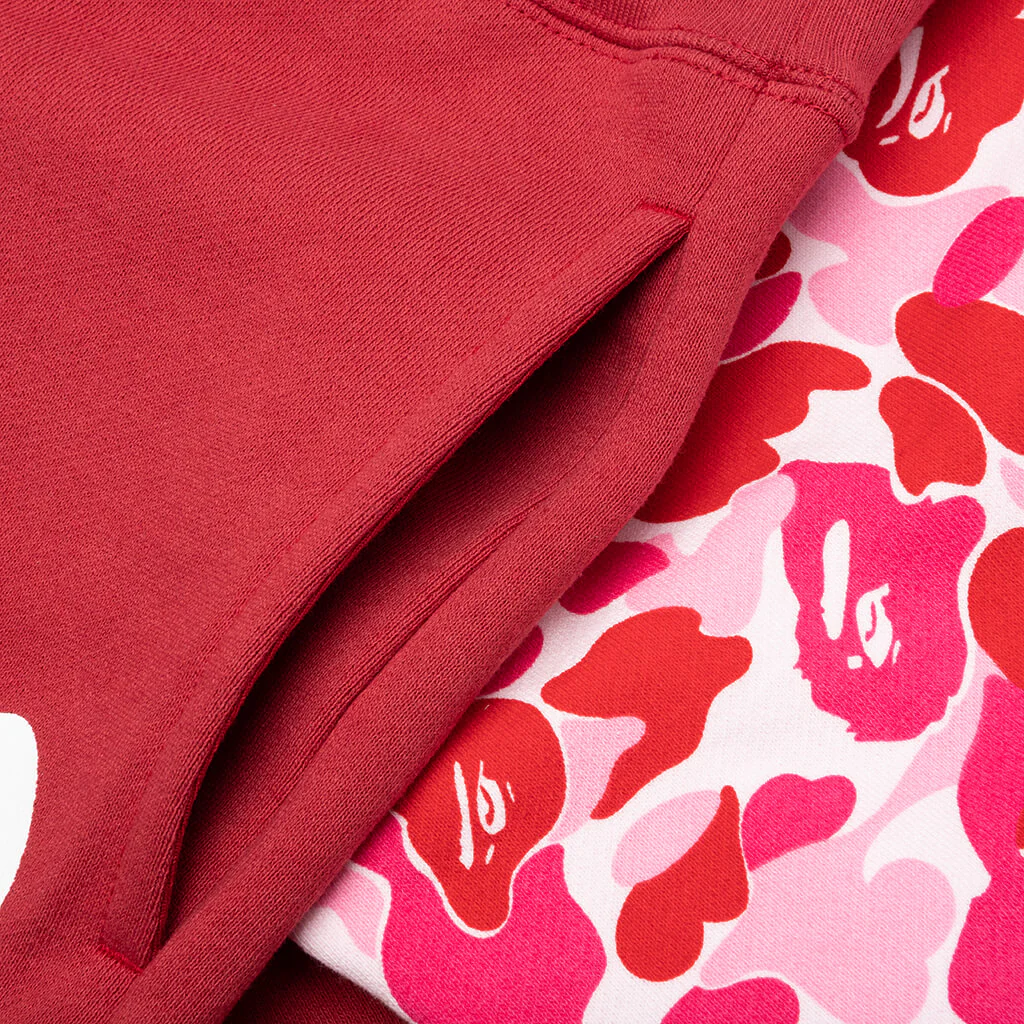 Abc Camo Side Shark Sweat Shorts - Pink - Image 4
