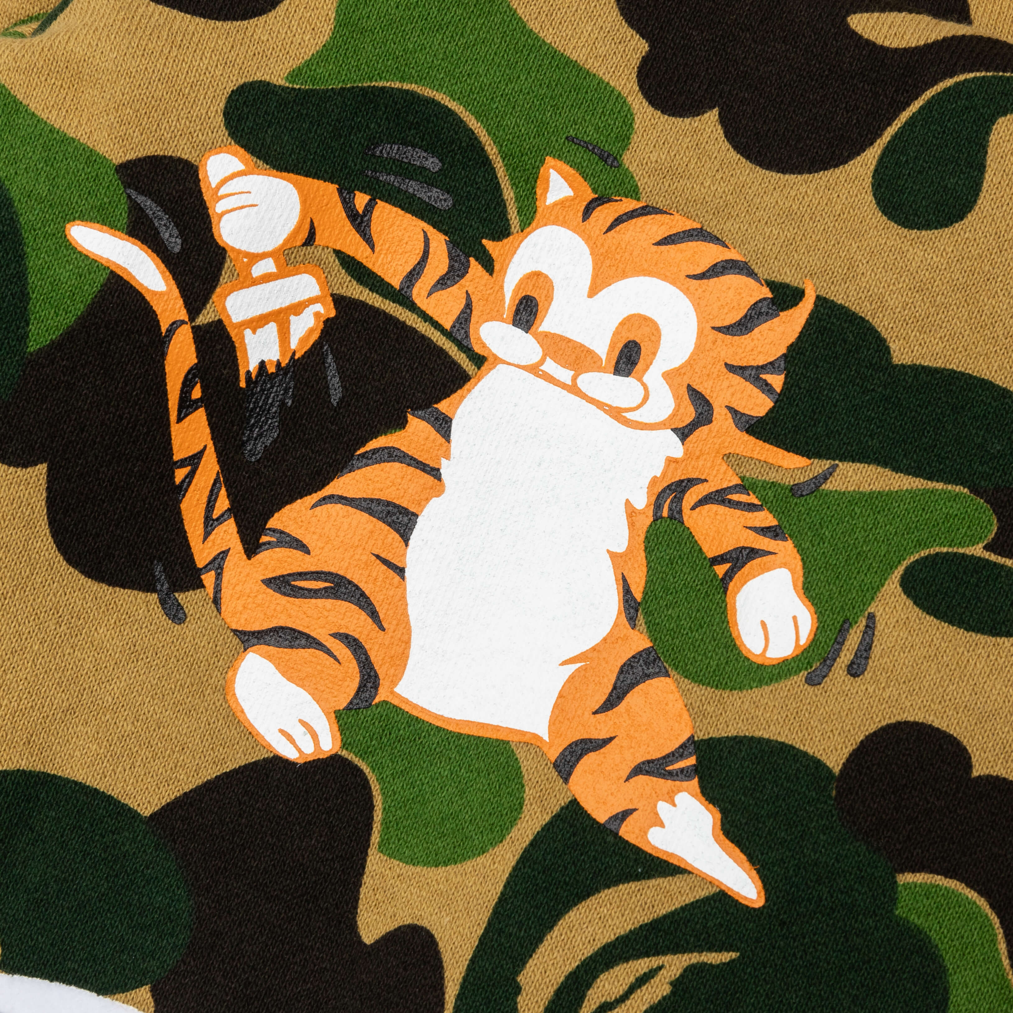 Abc Camo Tiger Full Zip Hoodie - Green - Image 4