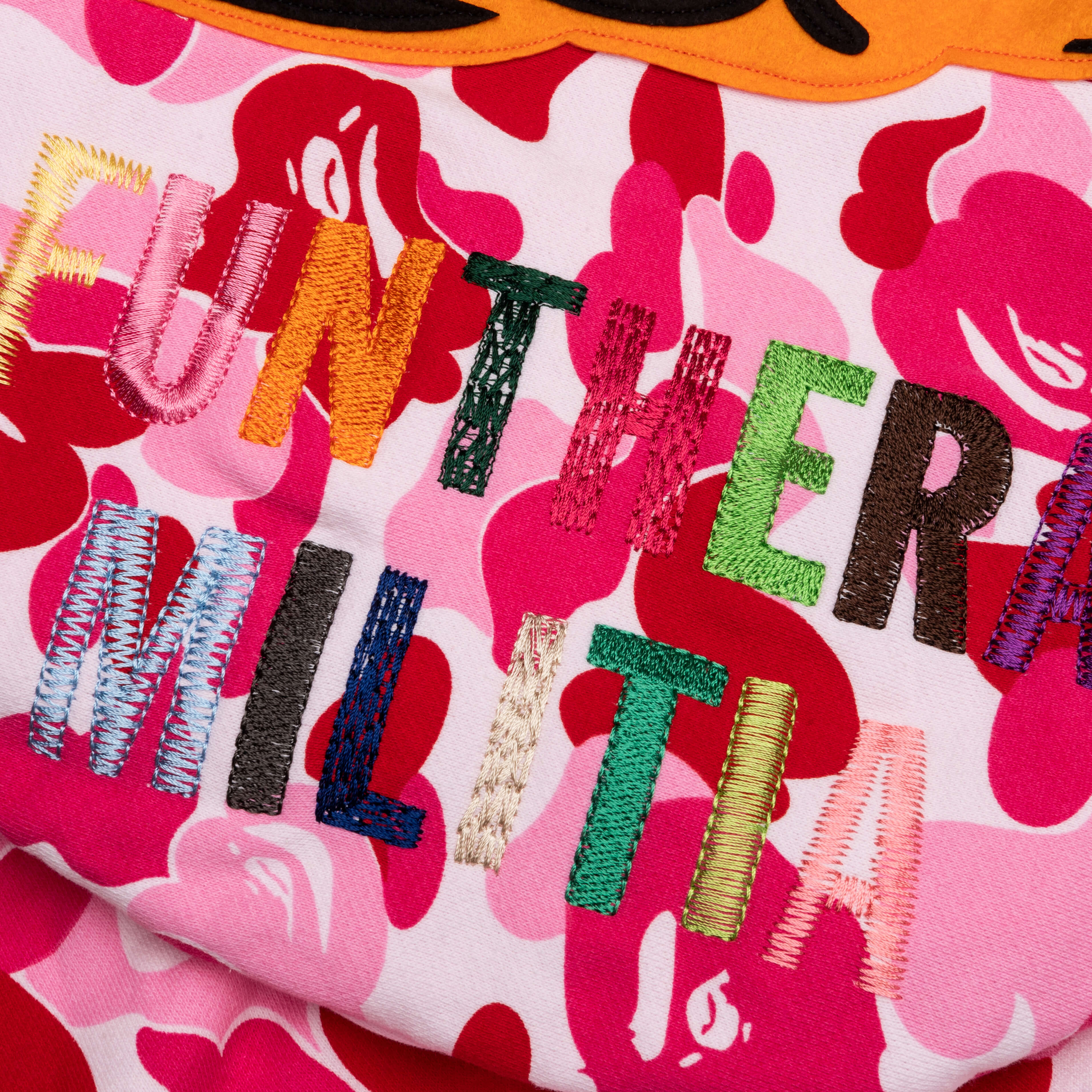 Abc Camo Tiger Full Zip Hoodie - Pink - Image 4