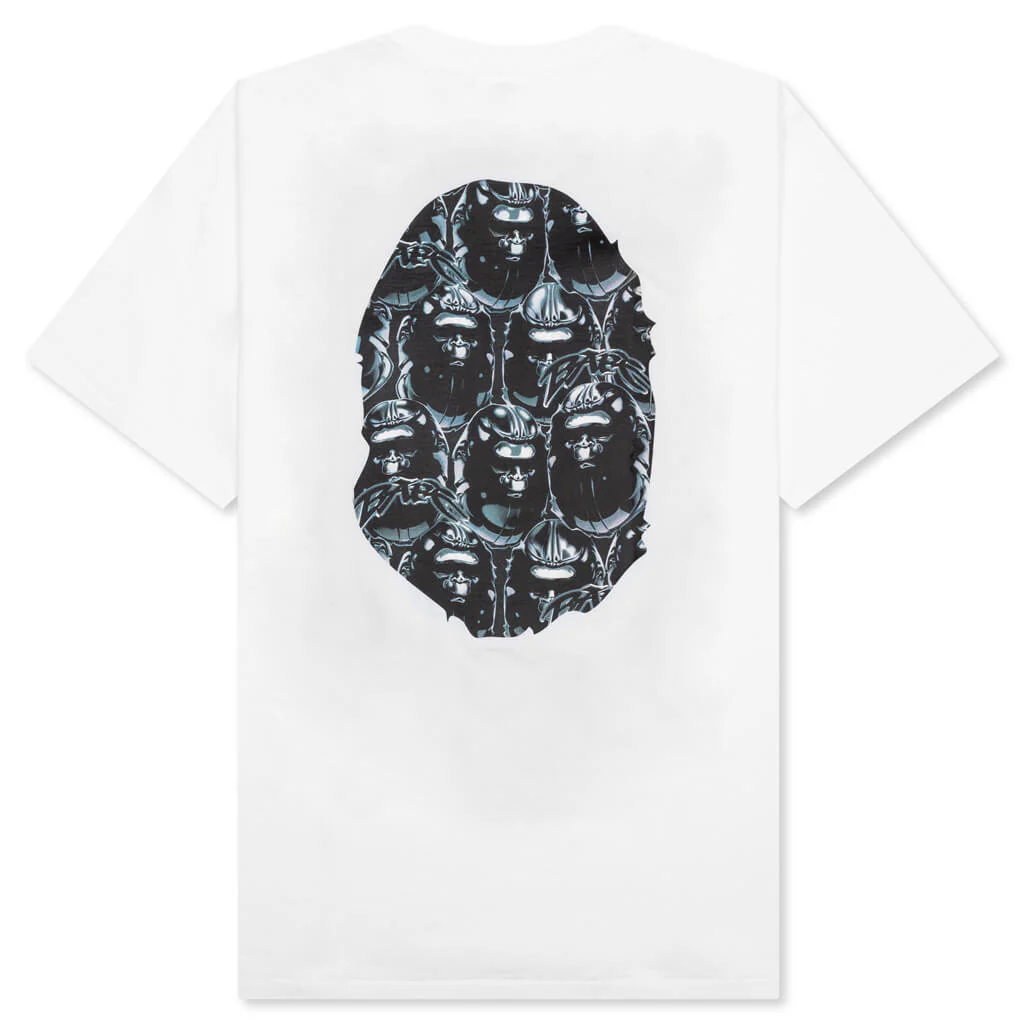 Ape Head Graffiti Big Ape Head Tee - White/Black - Image 2