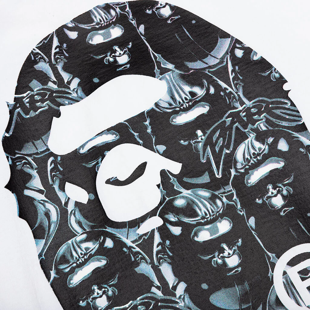 Ape Head Graffiti Big Ape Head Tee - White/Black - Image 3