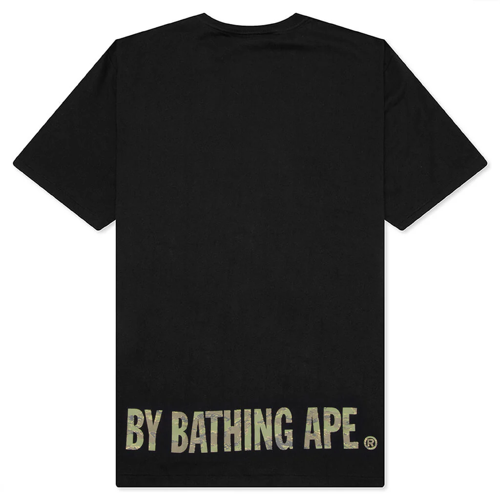 Women's Ape on Bapesta Tee - Black/Beige - Image 2