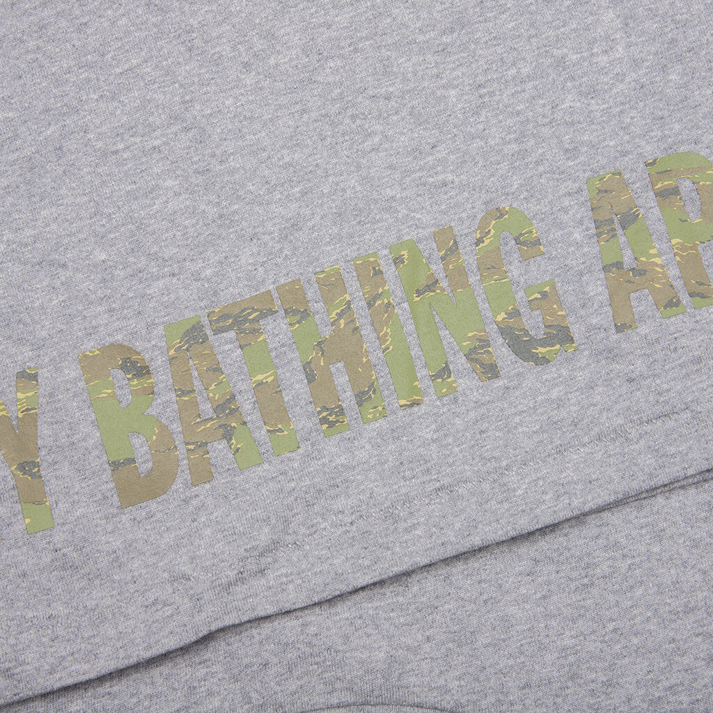 Women's Ape on Bapesta Tee - Grey/Beige - Image 4