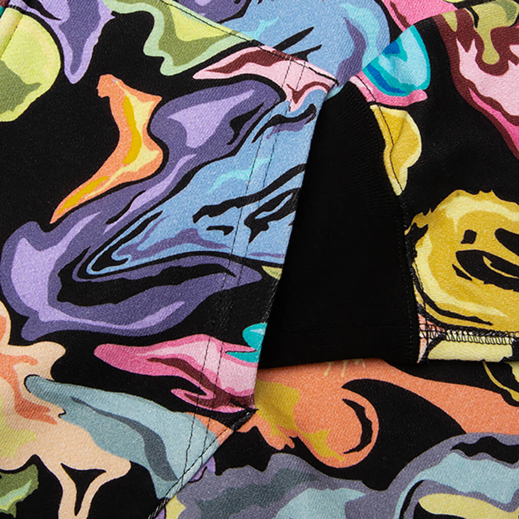 Art Camo Shark Full Zip Hoodie - Black - Image 3