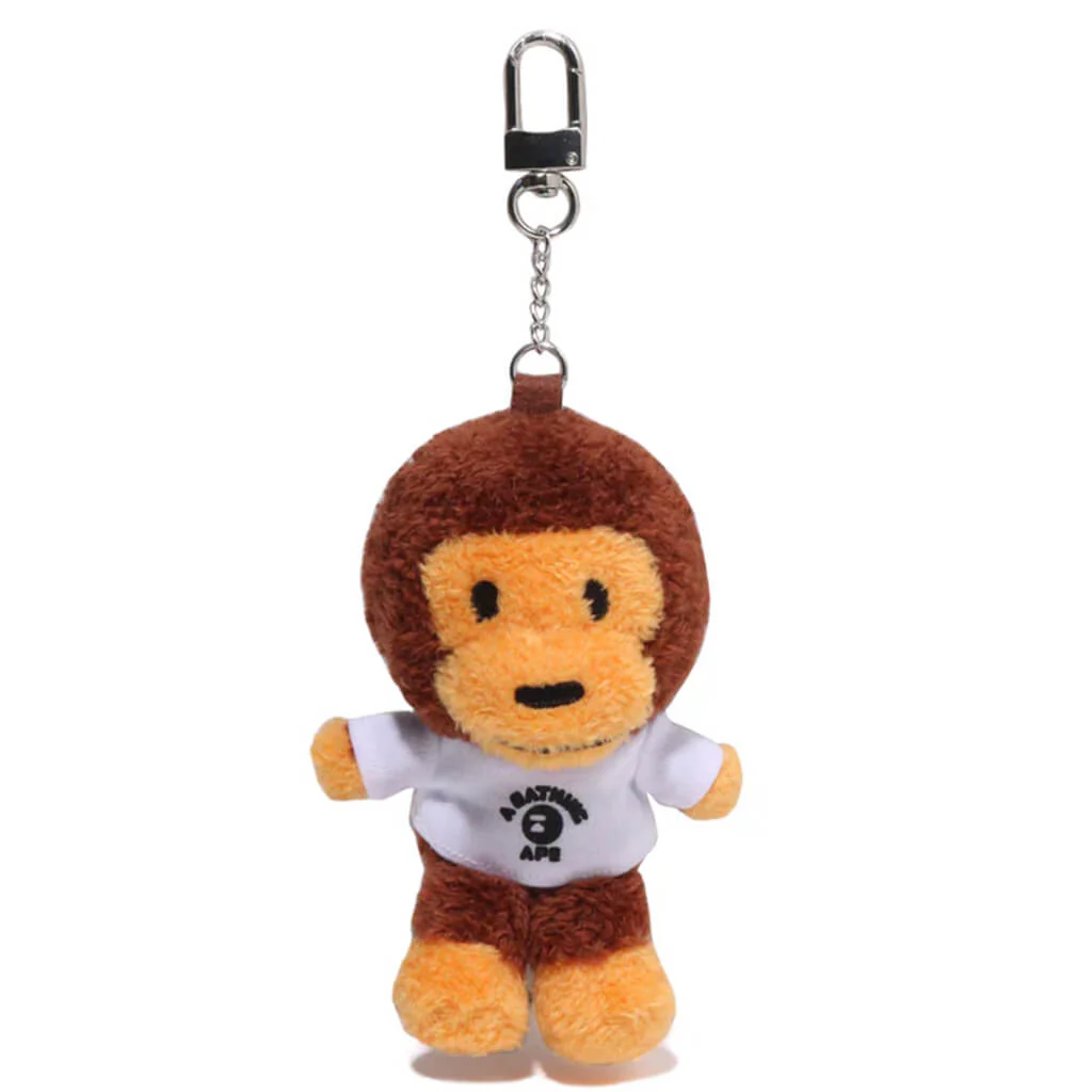 Baby Milo College Tee Plush Doll Key Chain - Brown