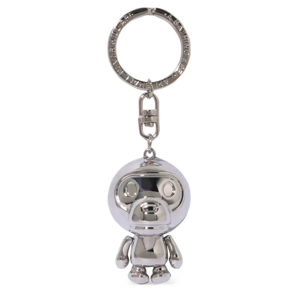 Baby Milo Keychain - Silver