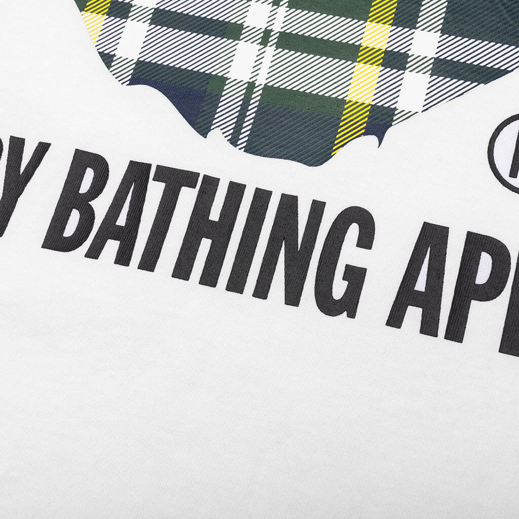 Bape Check By Bathing Ape Tee  - White - Image 4