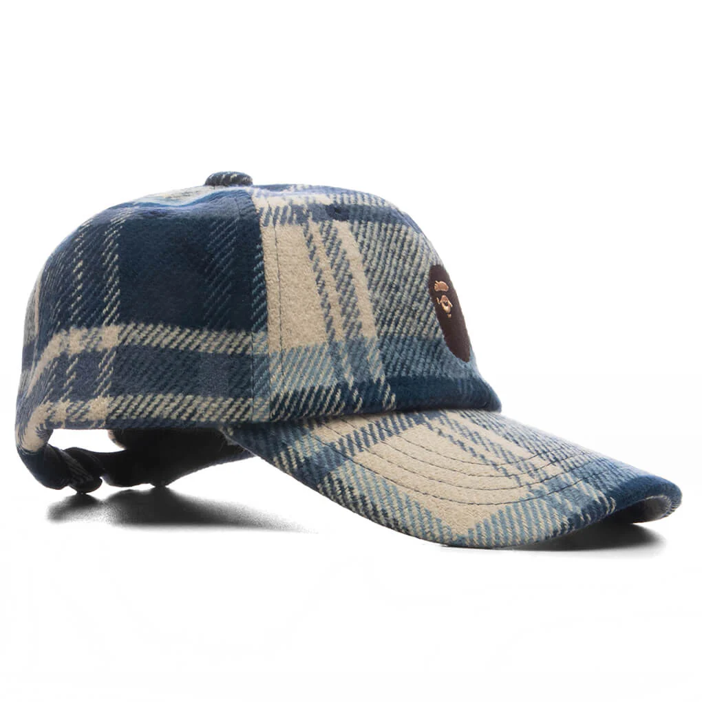 BAPE Check Panel Cap - Navy - Image 3