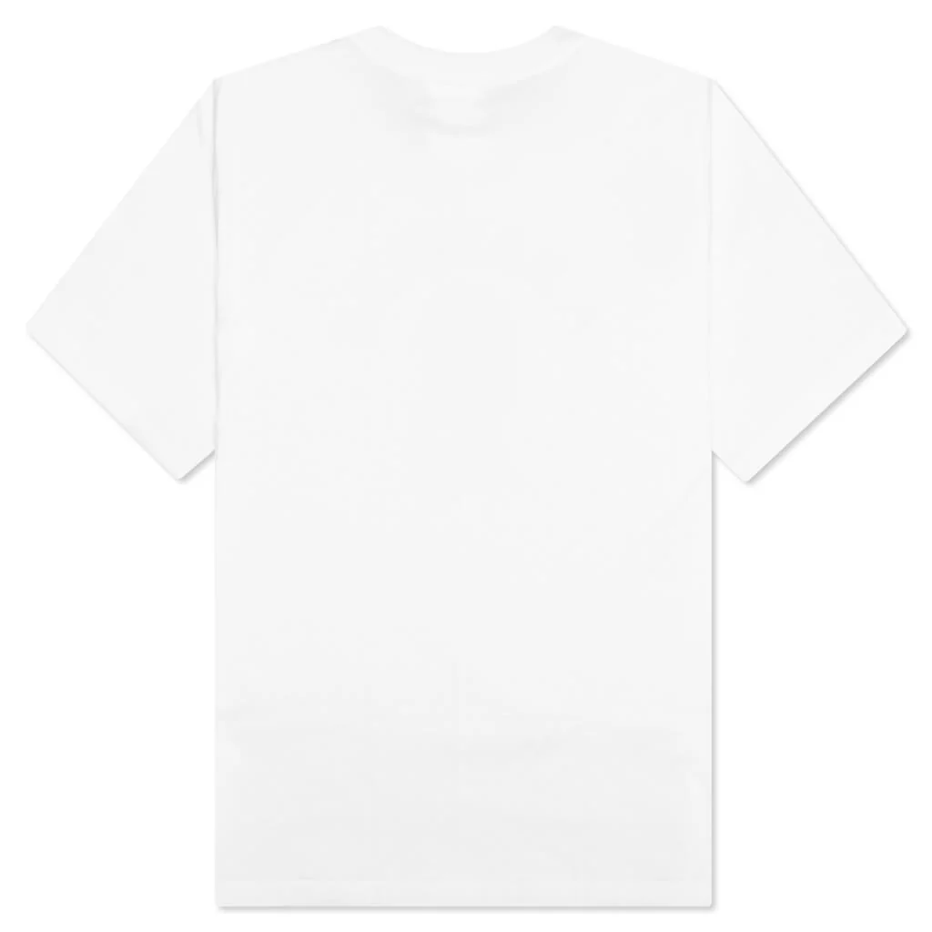 Bape Logo Monogram Baby Milo Tee - White/Navy - Image 2
