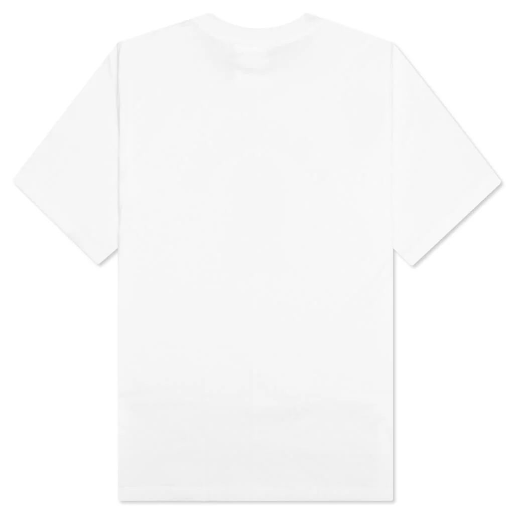 Bape Logo Monogram By Bathing Ape Tee - White/Navy - Image 2