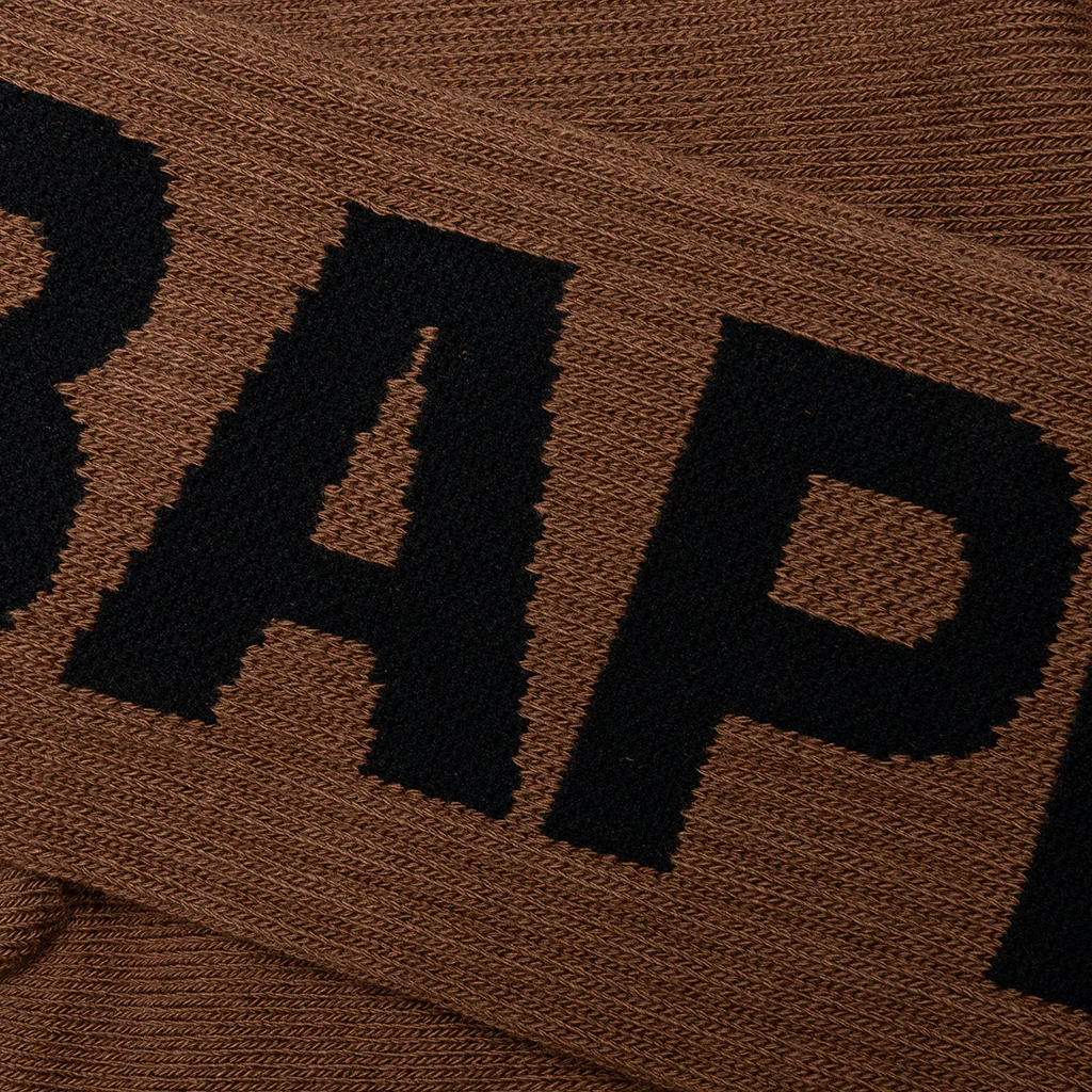 Bape Socks - Brown - Image 2