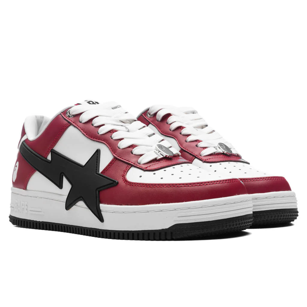 Bape STA OS #2 M2 - Burgundy/Black - Image 2