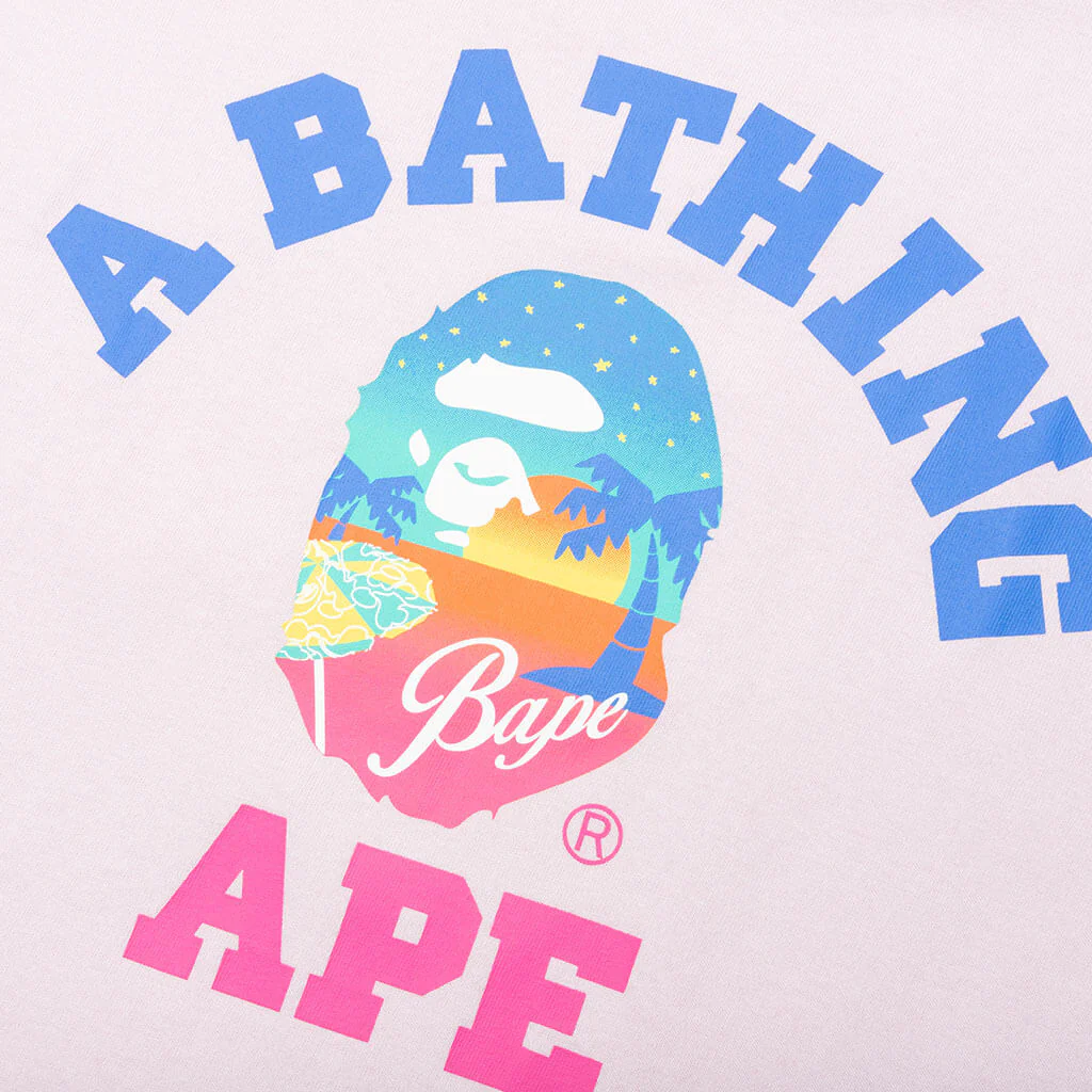 Bape Sunset Beach Tee - Purple - Image 3