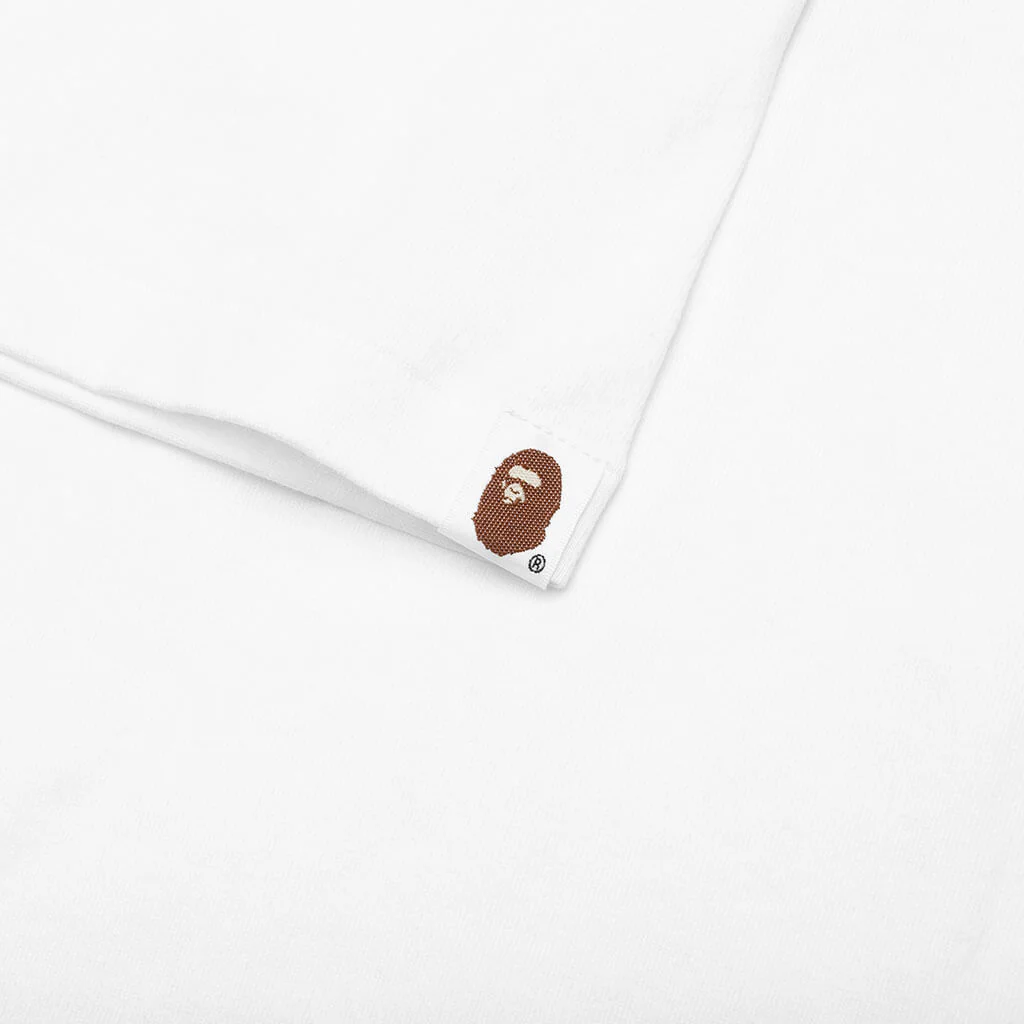 Bape Thermography College Tee - White - Image 4