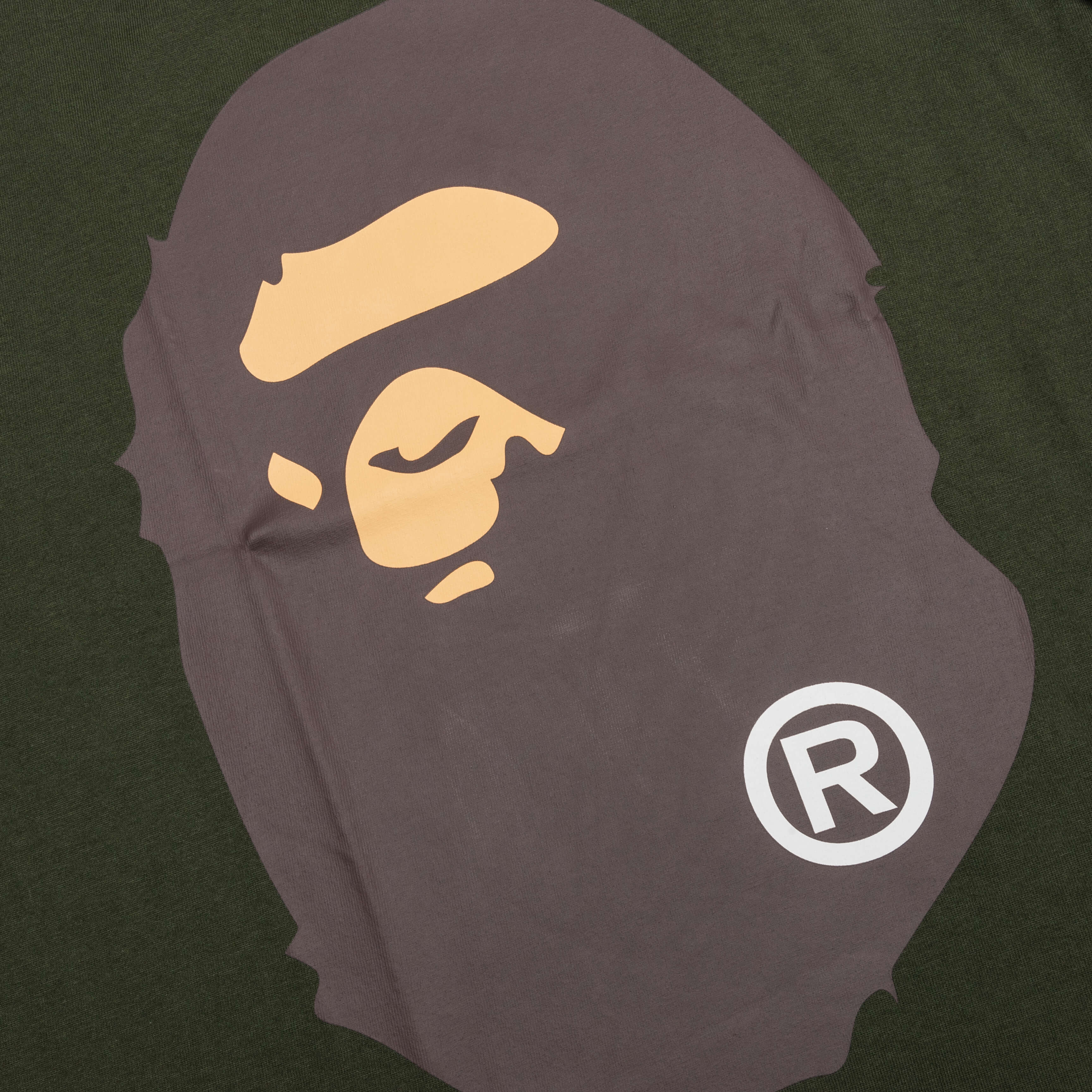Big Ape Head Tee - Olive Drab - Image 3