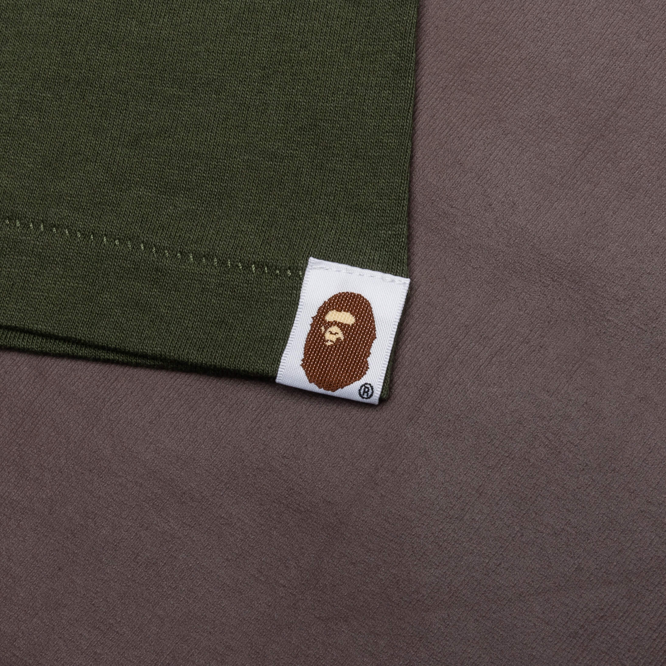 Big Ape Head Tee - Olive Drab - Image 4