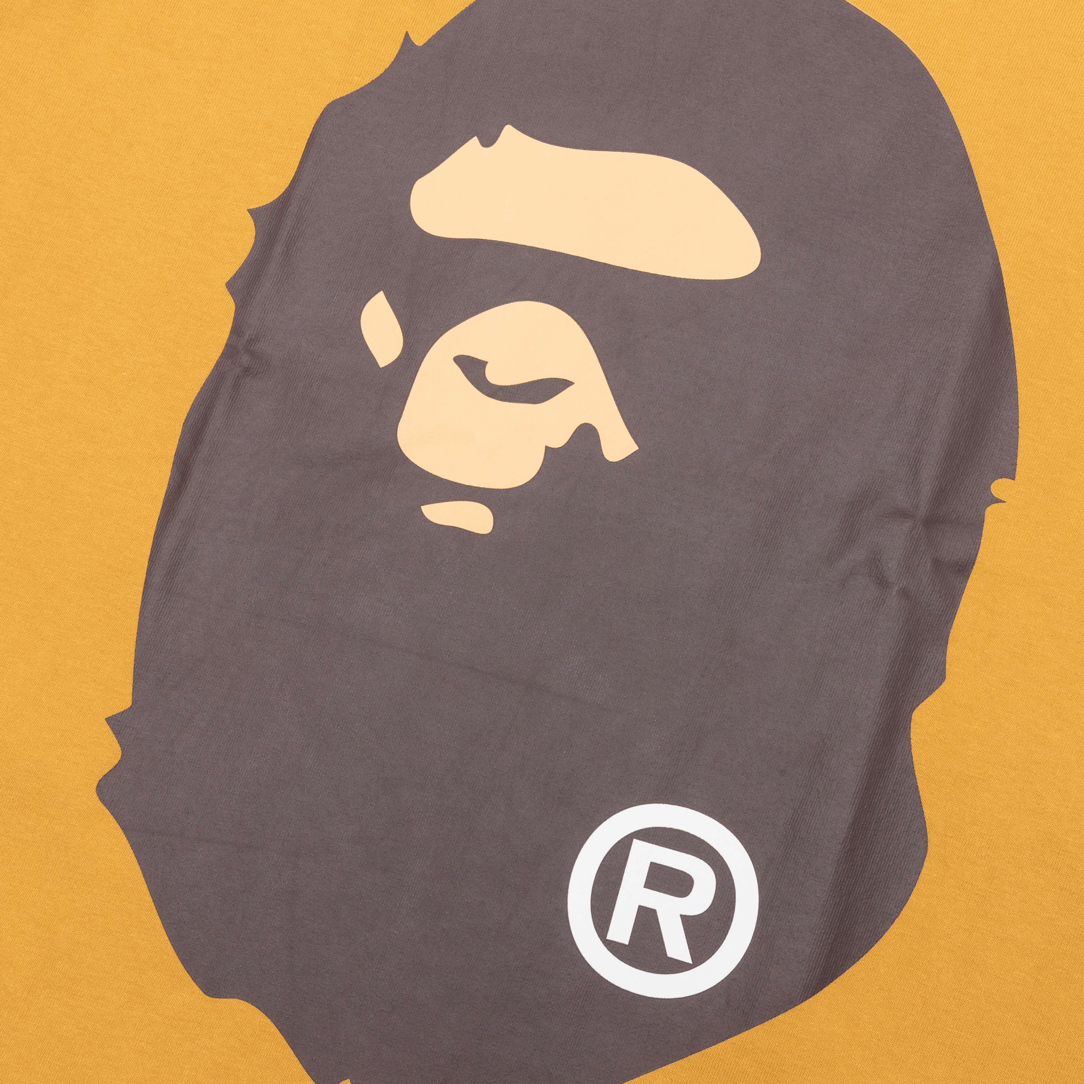 Big Ape Head Tee - Yellow - Image 3