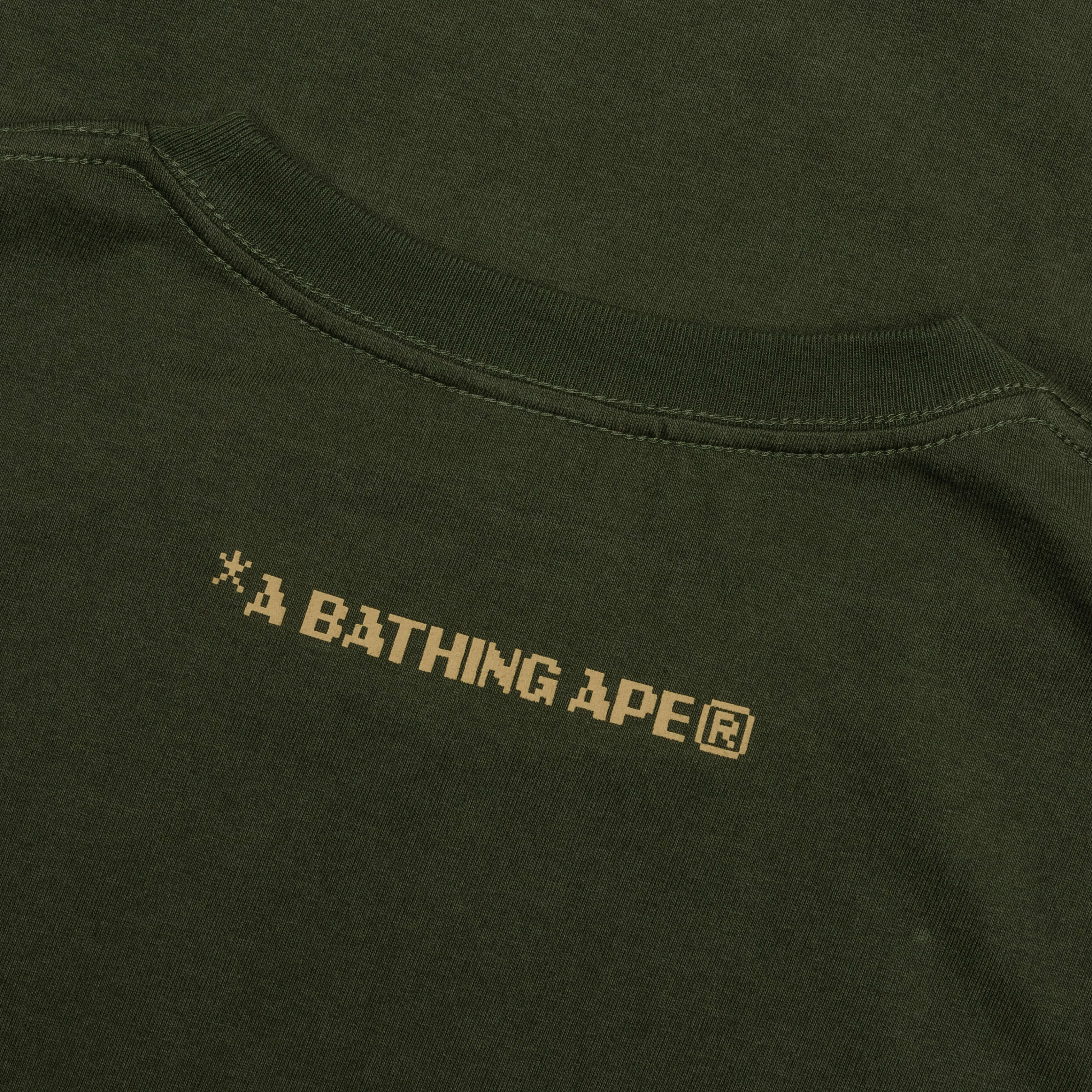 Bitmap Logo Tee - Olive Drab - Image 4