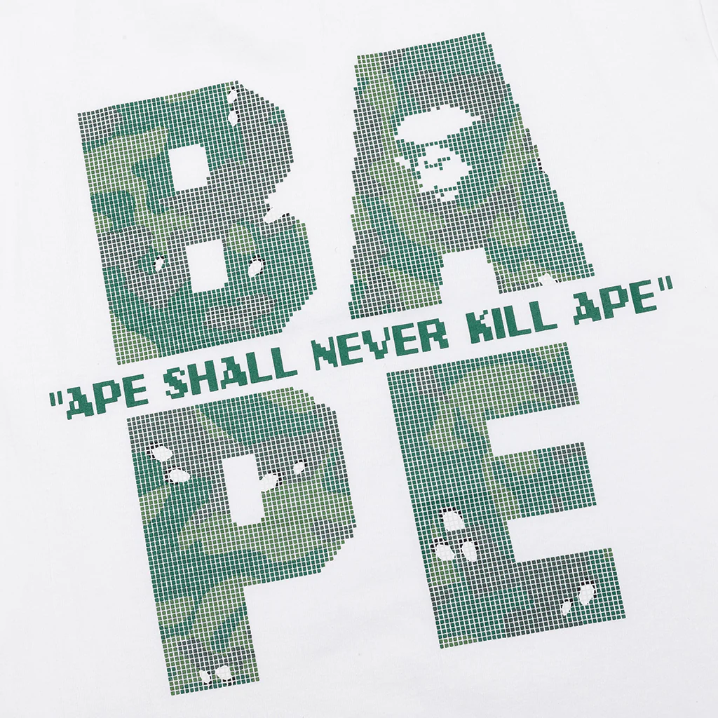 Bitmap Logo Tee - White - Image 3