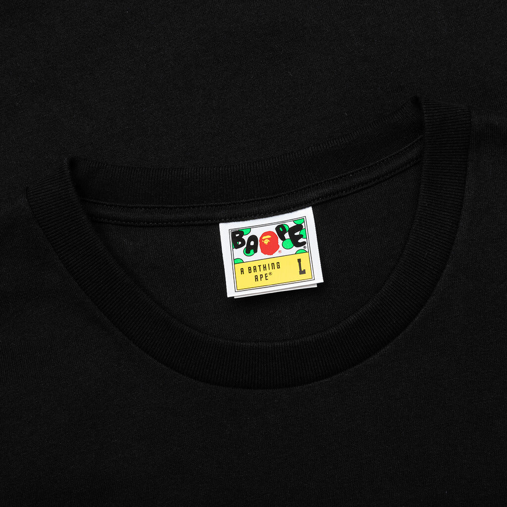 Broken College Tee - Black - Image 3