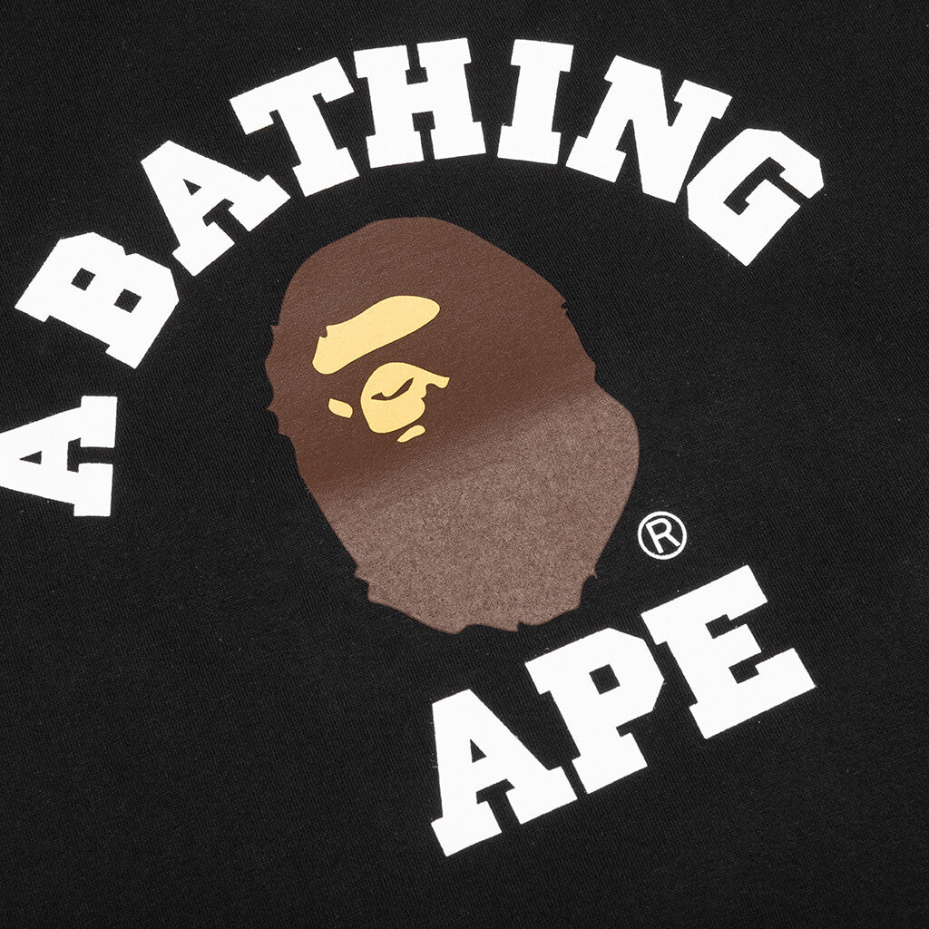 College Tee - Black - Image 3