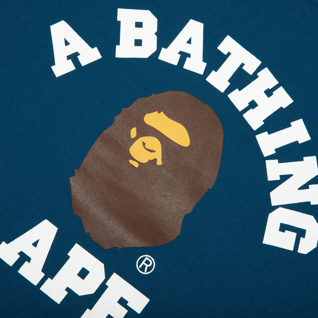 College Tee - Navy - Image 3