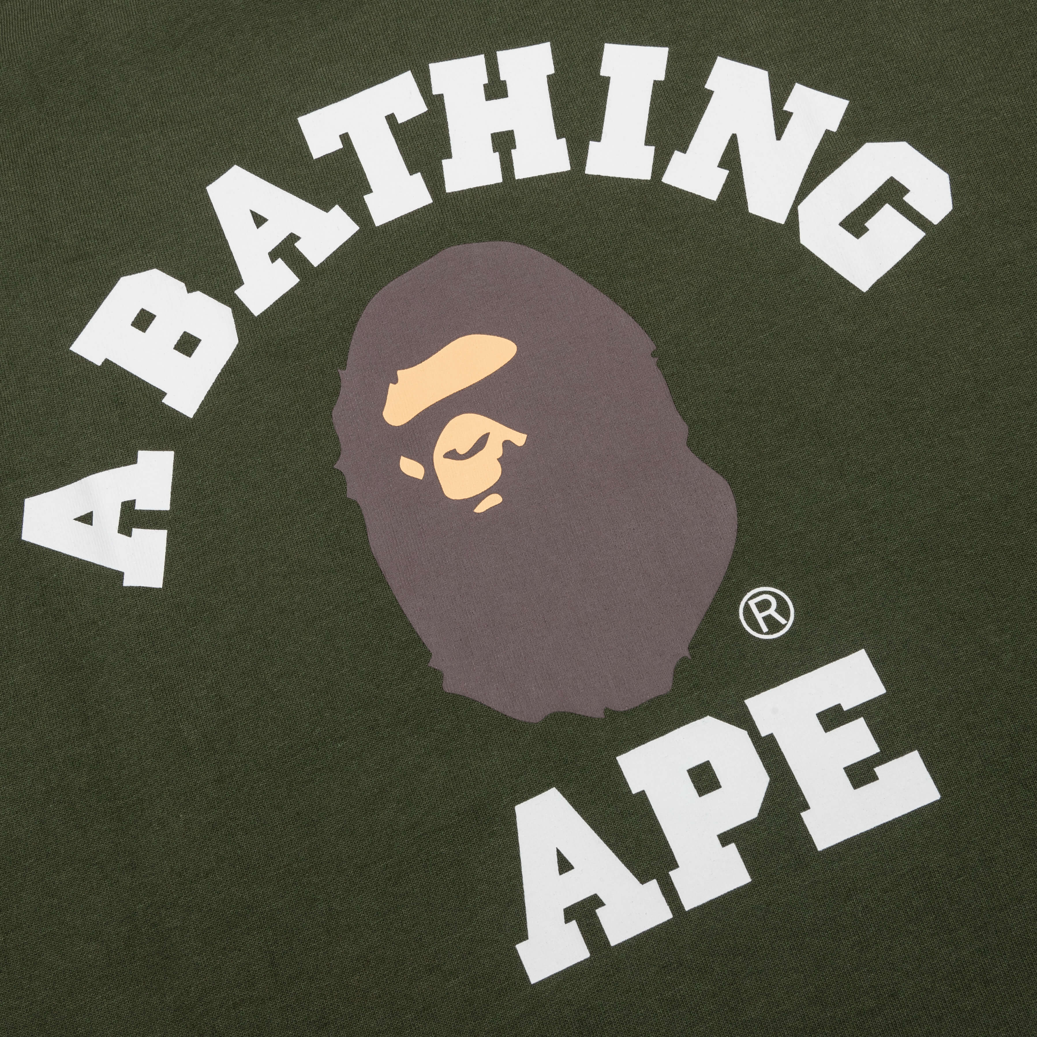College Tee - Olive Drab - Image 3