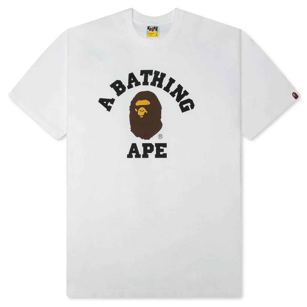 College Tee - White