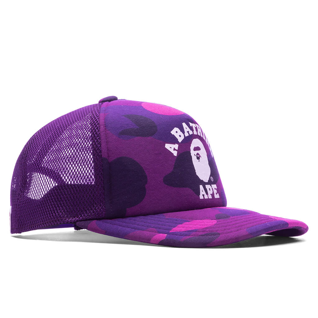 Color Camo College Mesh Cap - Purple - Image 3