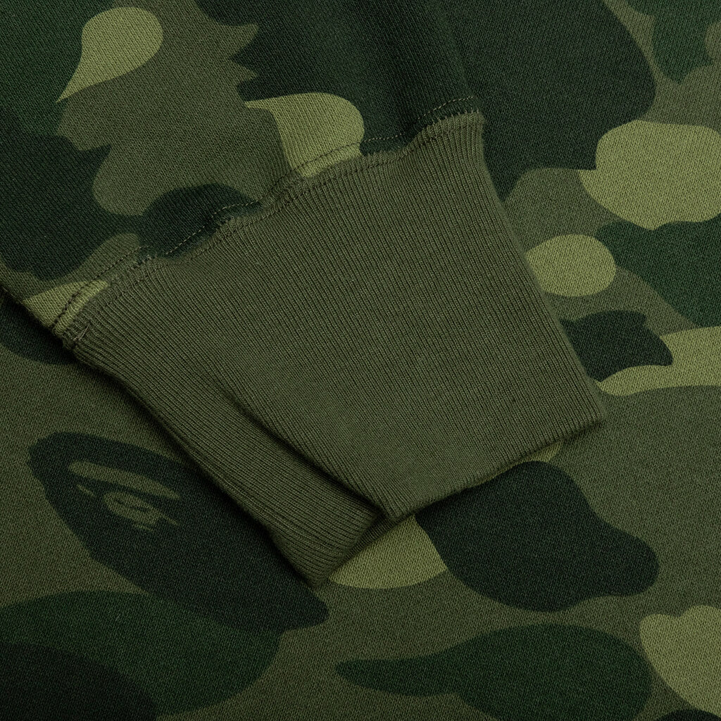 Color Camo Crystal Stone Relaxed Fit Crewneck - Green - Image 5