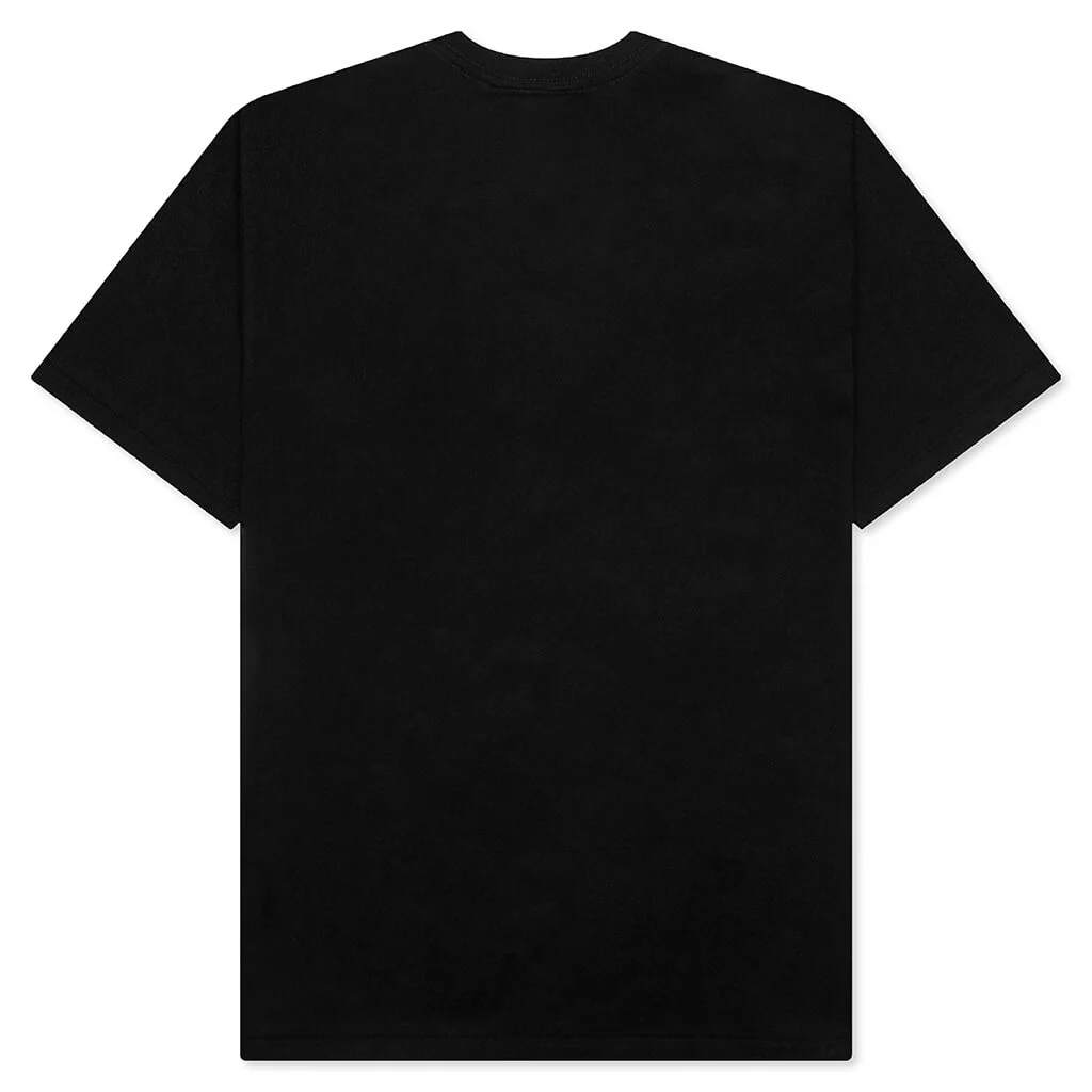 Color Camo Milo on Big Ape Tee - Black/Navy - Image 2