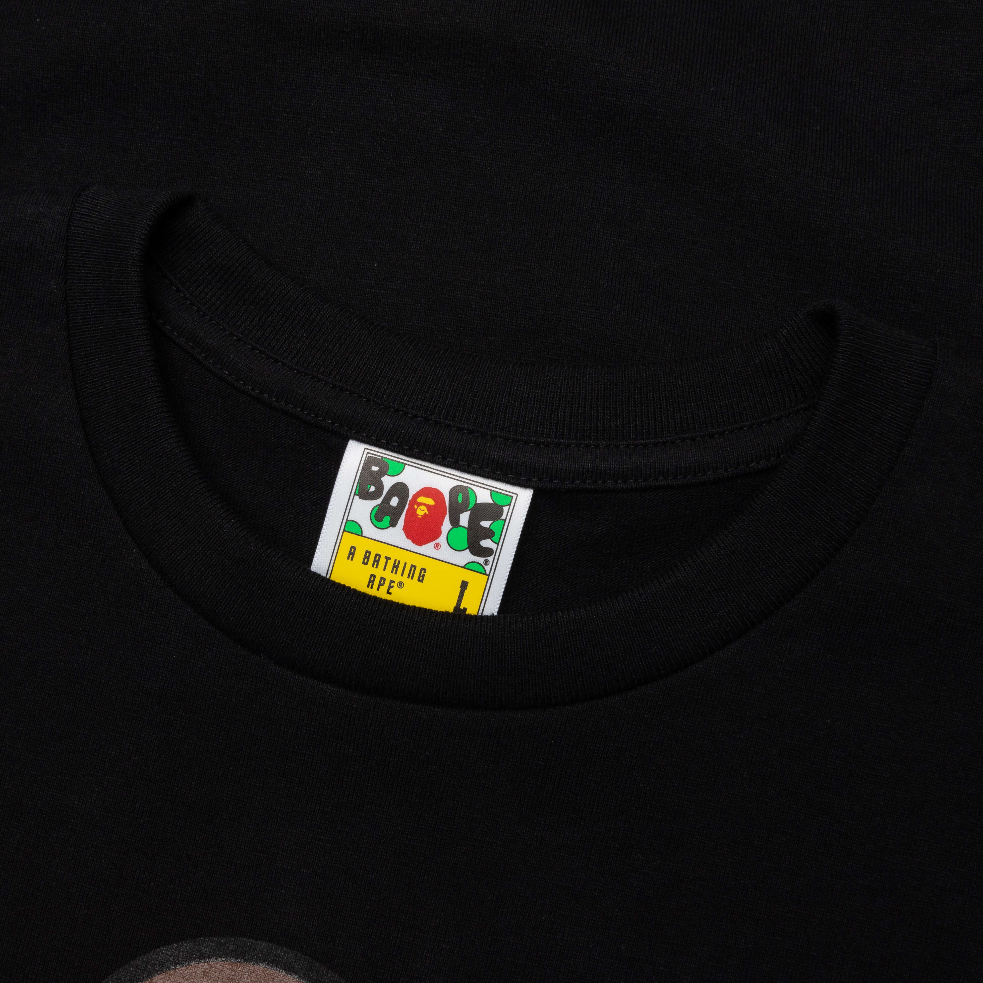 Color Camo Milo on Big Ape Tee - Black/Purple - Image 3