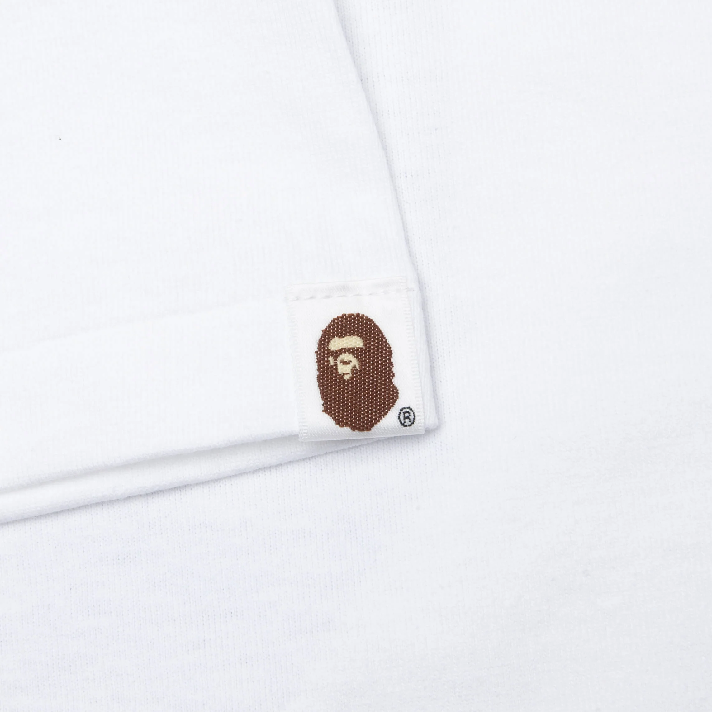 Color Camo Milo on Big Ape Tee - White/Navy - Image 5