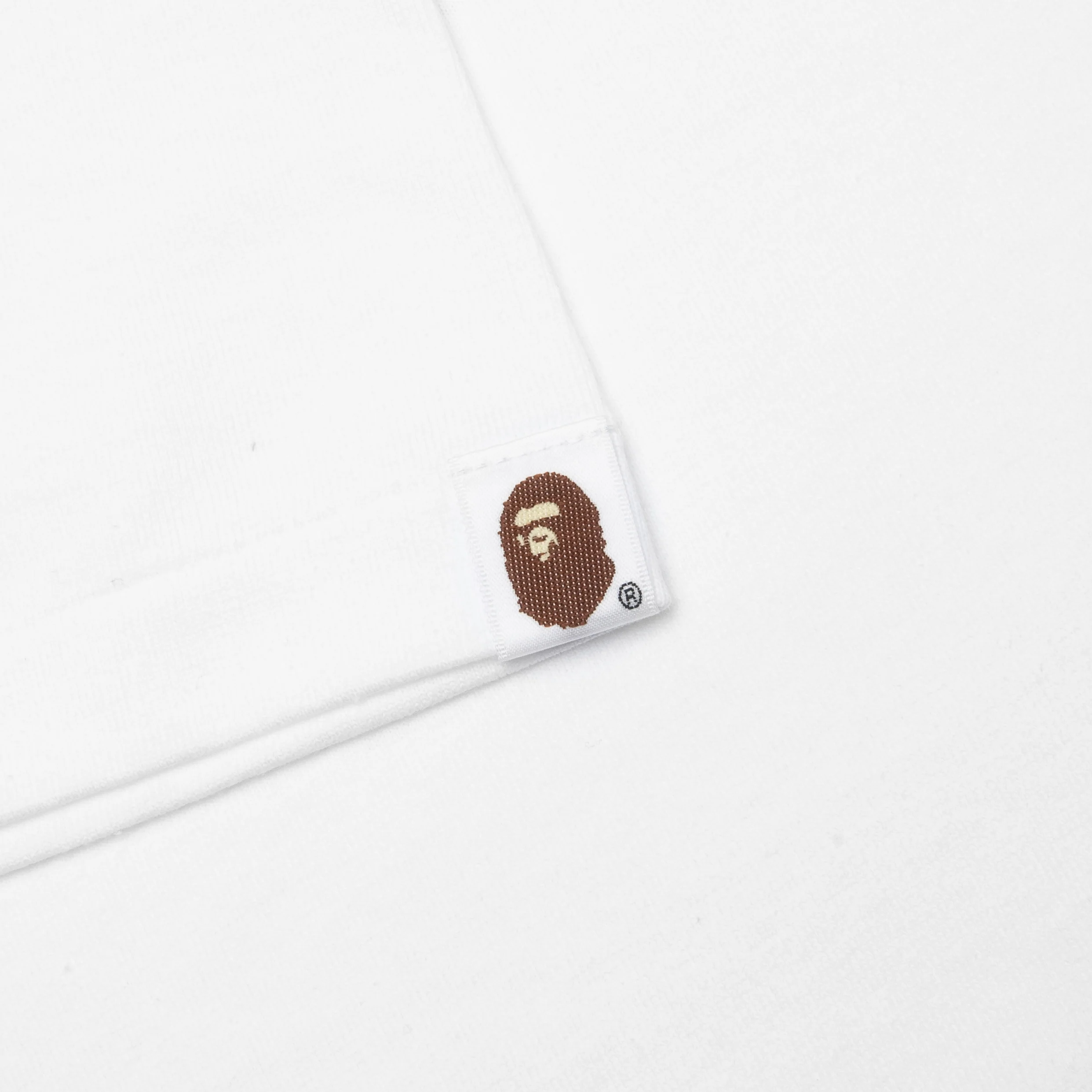 Color Camo Milo on Big Ape Tee - White/Purple - Image 5
