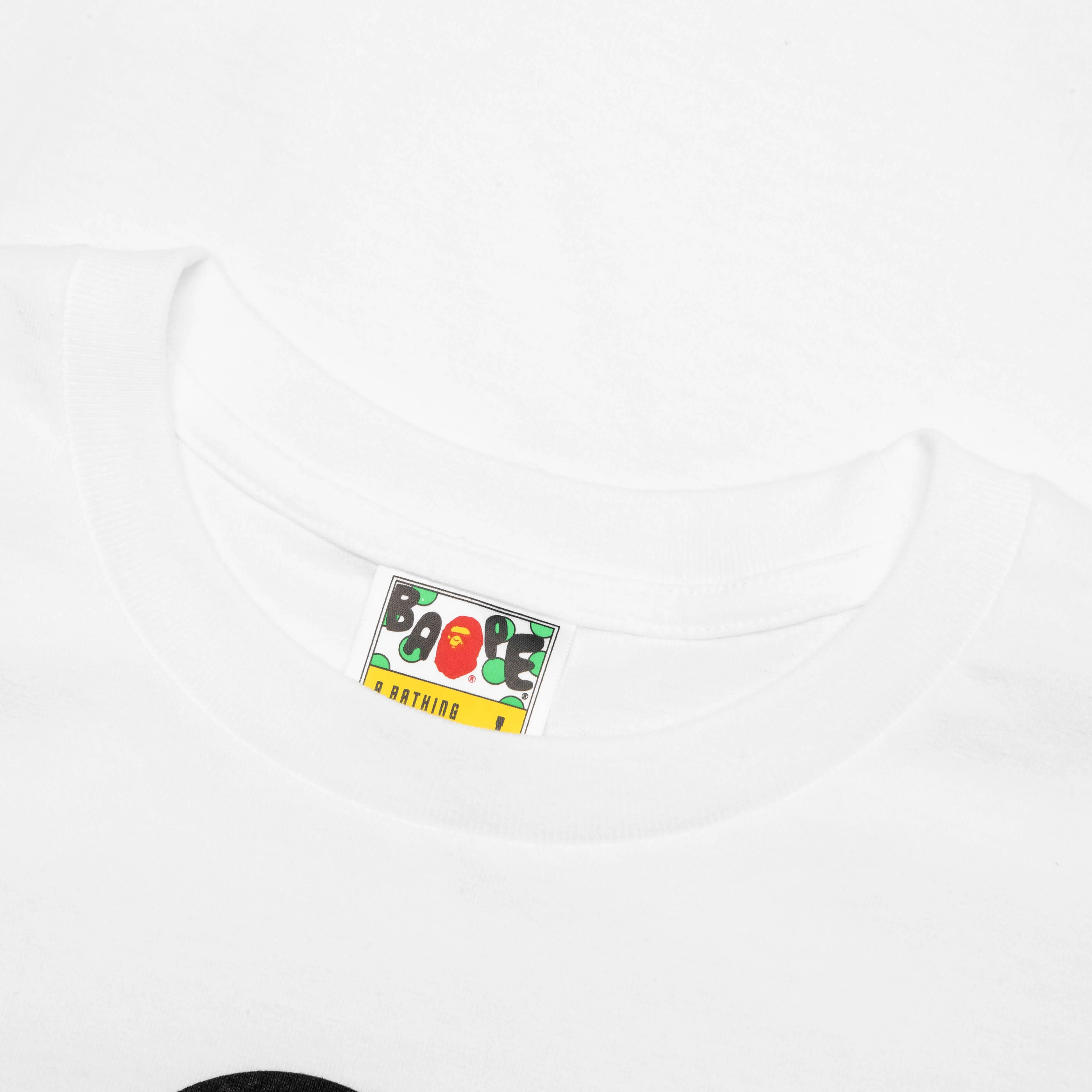 Color Camo Milo on Big Ape Tee - White/Red - Image 3