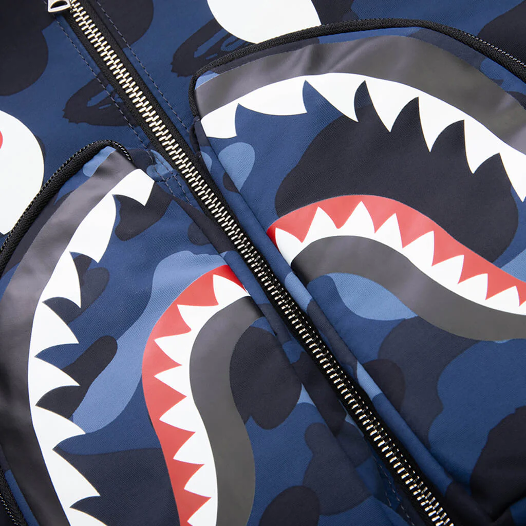Color Camo Shark Daypack - Navy - Image 3