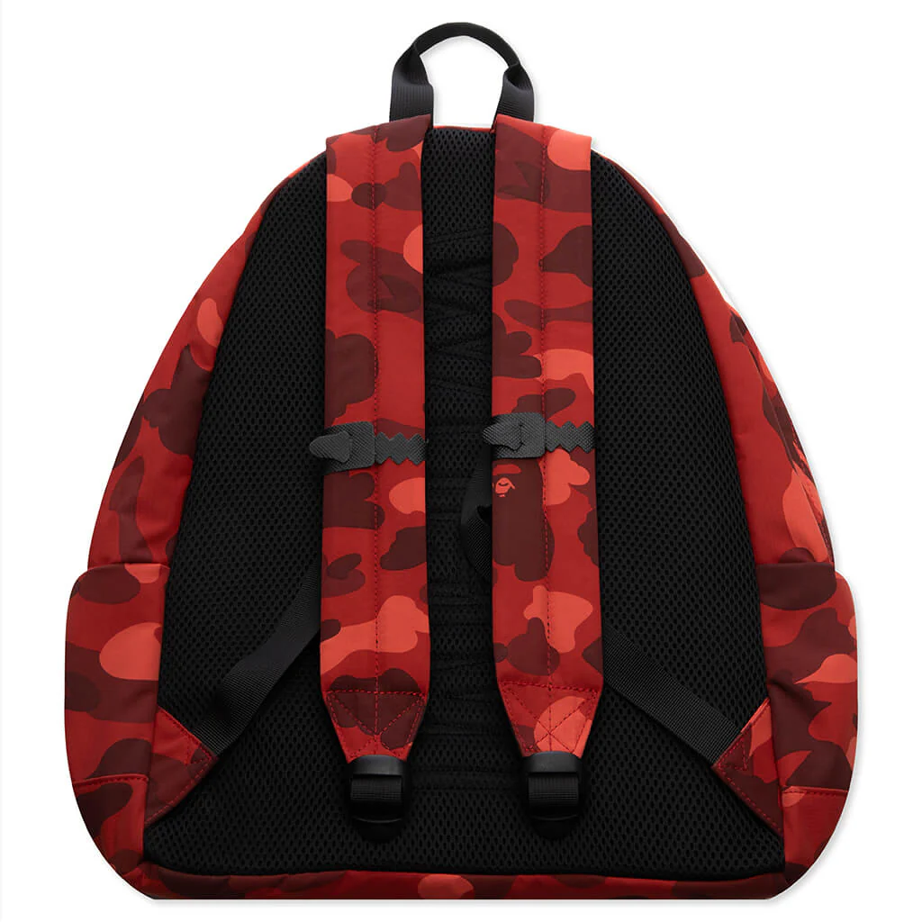 Color Camo Shark Daypack - Red - Image 2