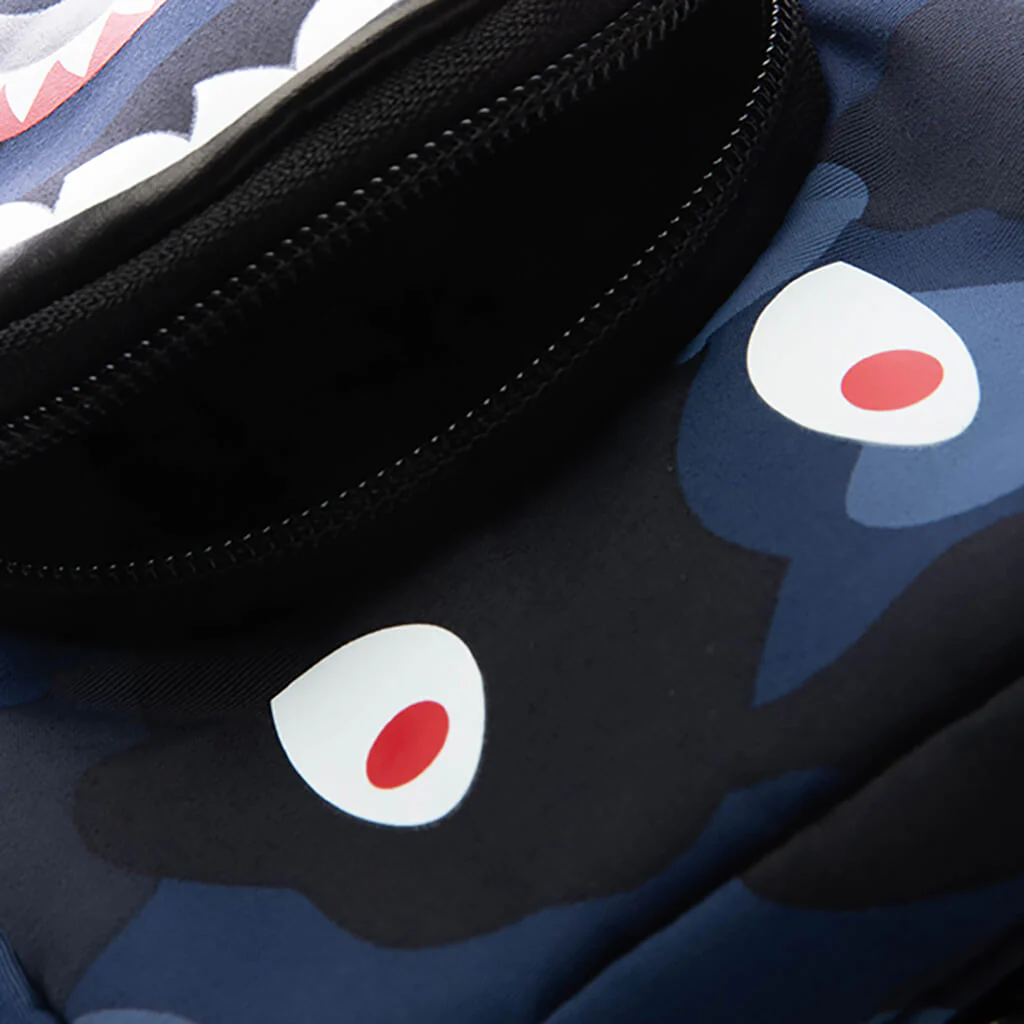 Color Camo Shark Mini Bag - Navy - Image 5