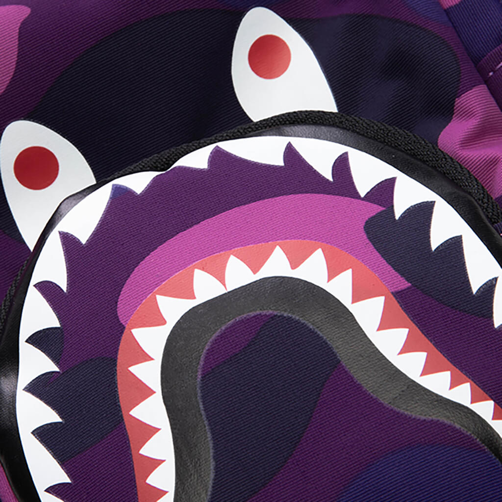 Color Camo Shark Mini Bag - Purple - Image 3