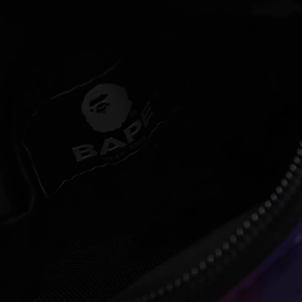 Color Camo Shark Mini Bag - Purple - Image 4