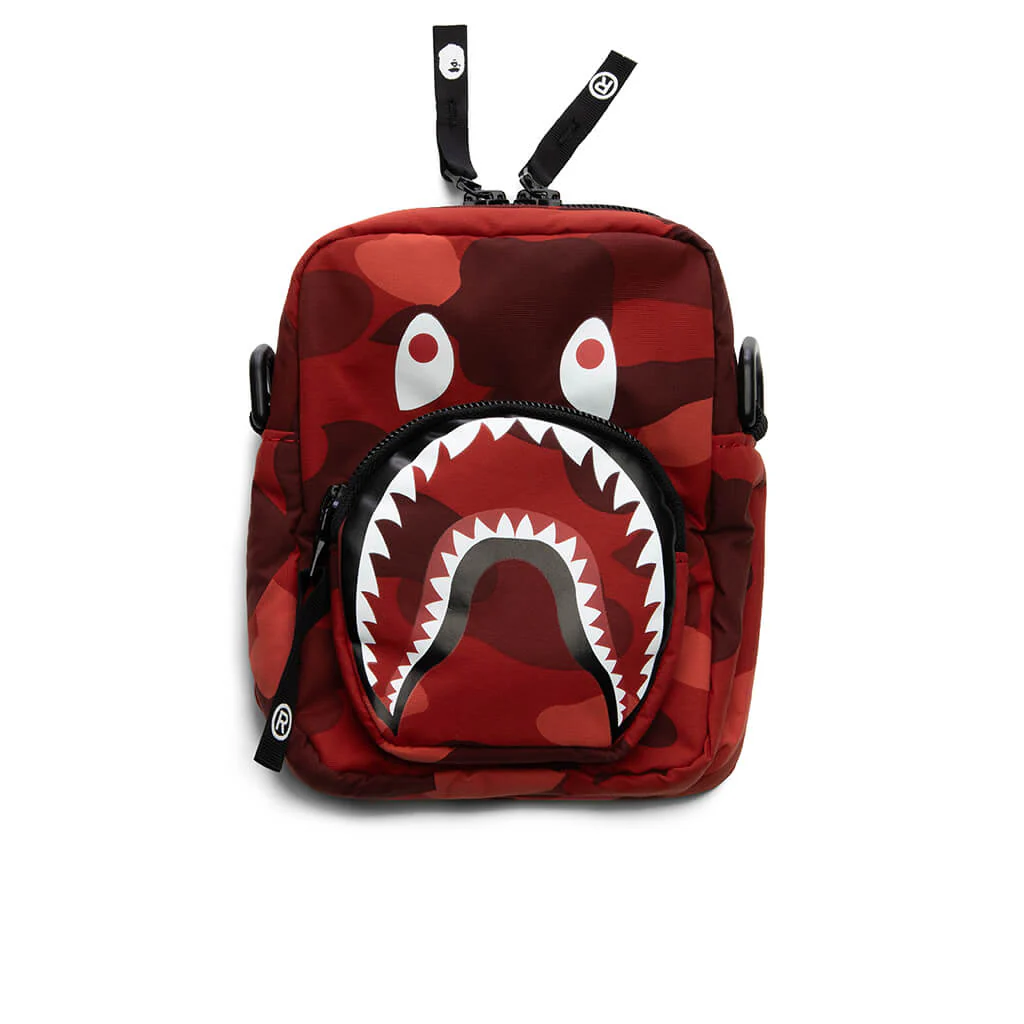 Color Camo Shark Mini Bag - Red