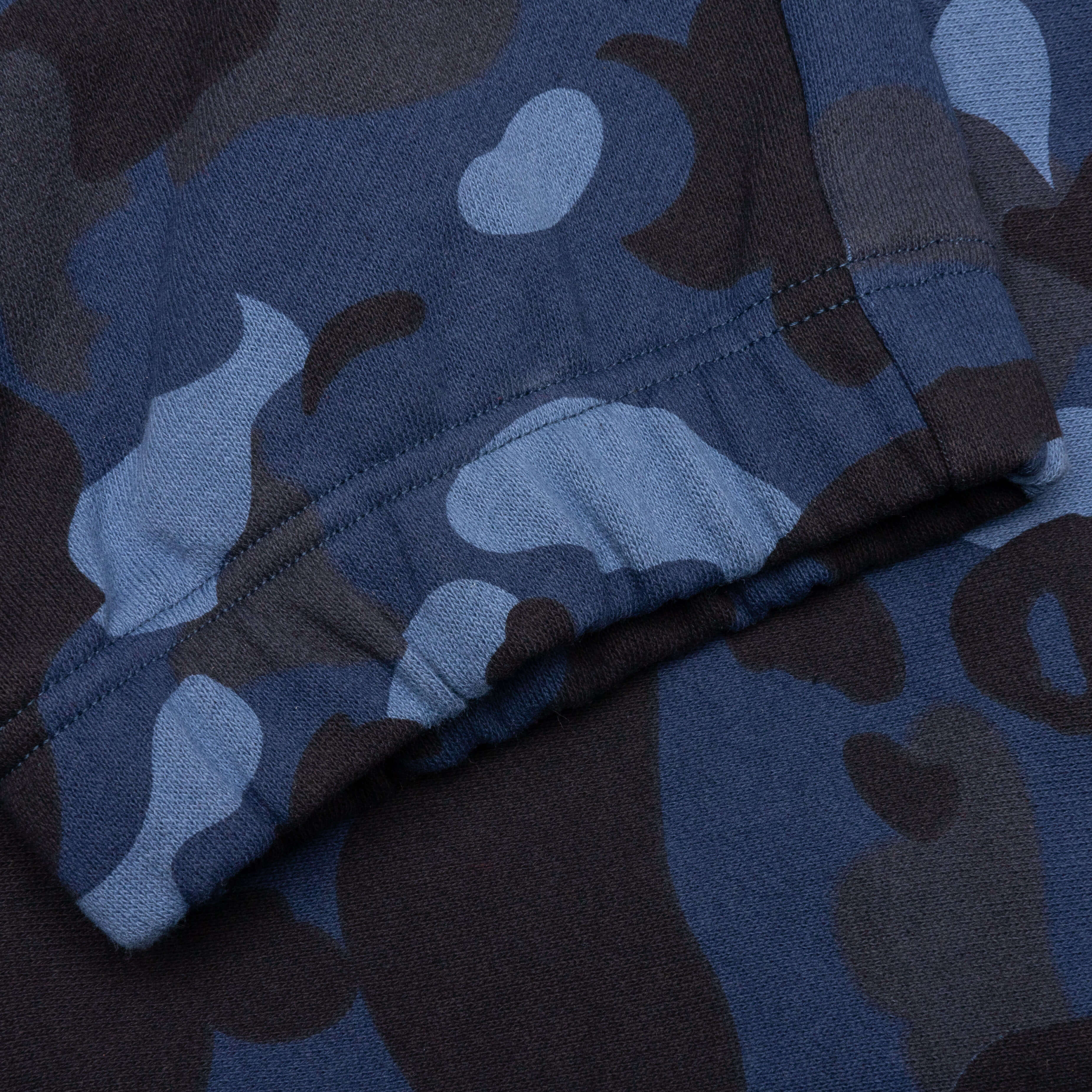 Color Camo Wide Fit Sweat Pants - Navy - Image 5