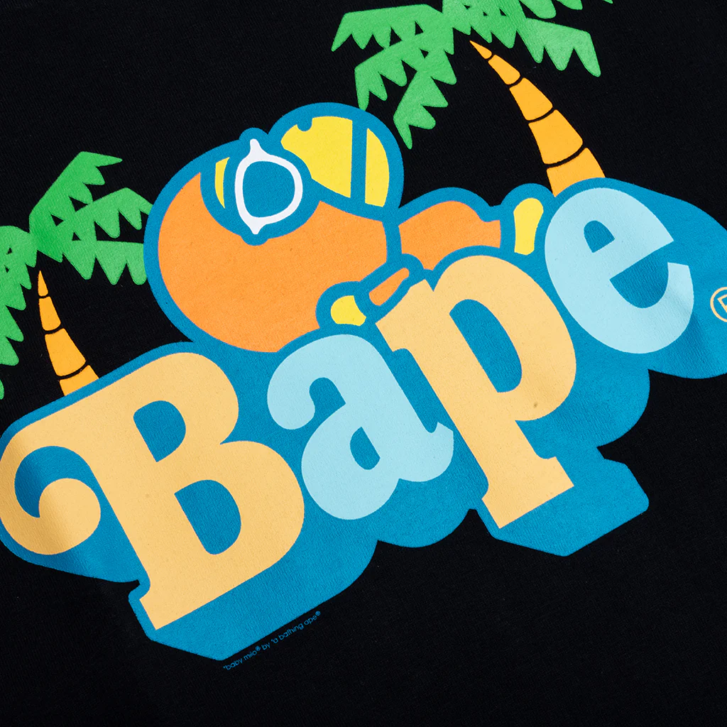 Colors Milo on Bape Summer Tee - Black - Image 3