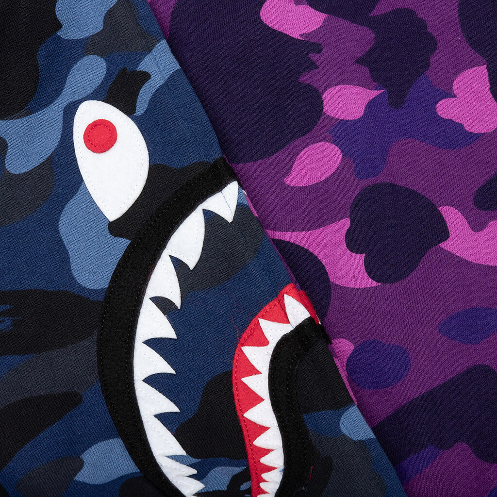 Crazy Shark Wide Fit Full Zip Double Hoodie - Multi - Image 5