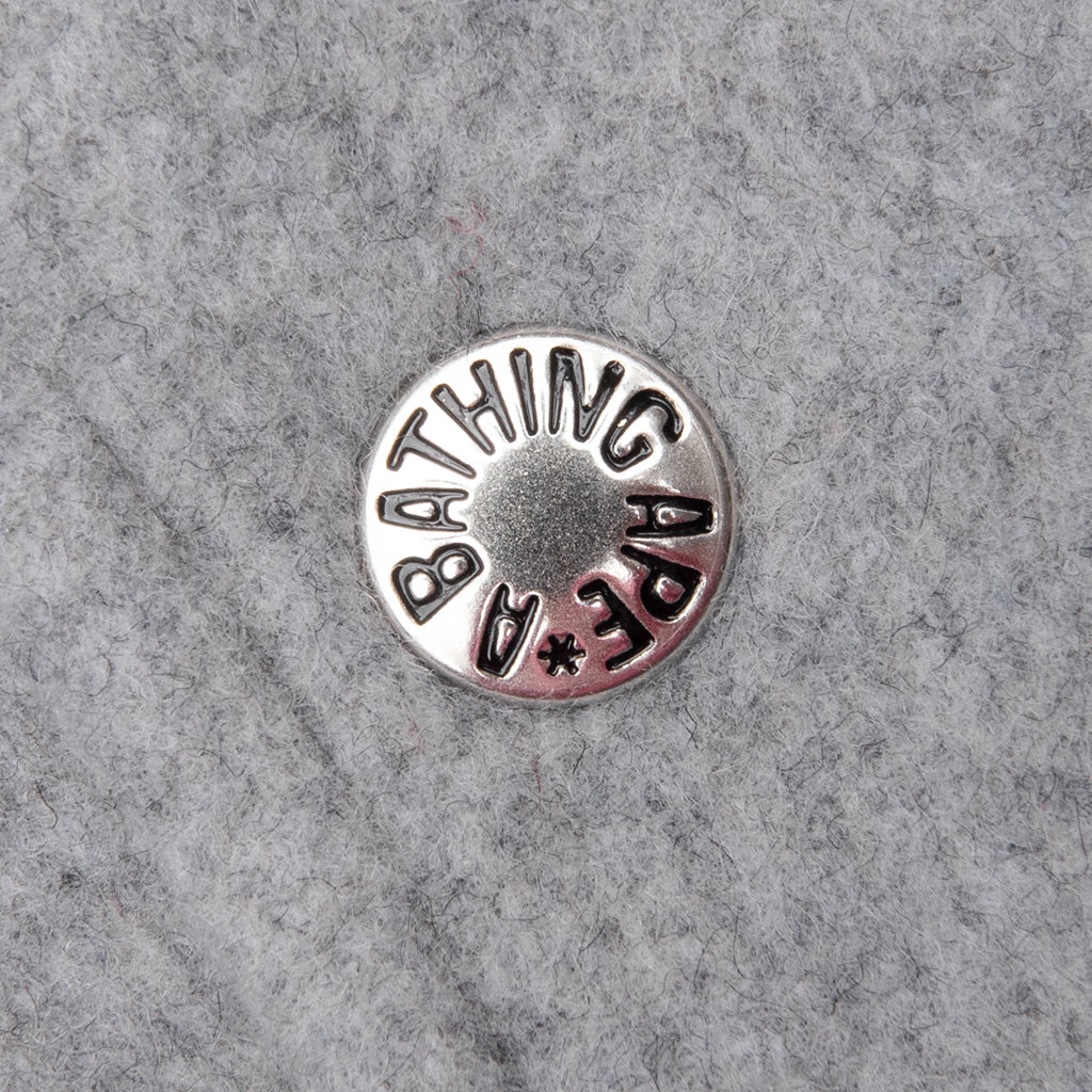 Bape Varsity Jacket - Grey - Image 5